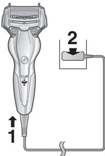PANASONIC ESST3N - Aufladung des Rasierers - 1