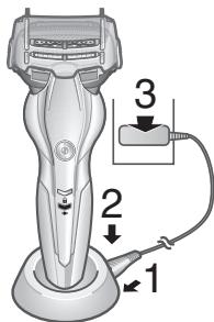PANASONIC ESST3N - Charge de l'appareil avec le socle de charge - 1
