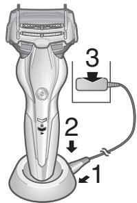 PANASONIC ESST3N - Charging with the charging stand - 1