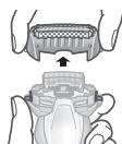 PANASONIC ESST3N - Replacing the system outer foil and the inner blades - 1