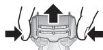 PANASONIC ESST3N - Remover o suporte de transporte - 1
