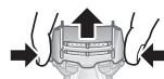 PANASONIC ESST3N - Removing the carrying holder - 1