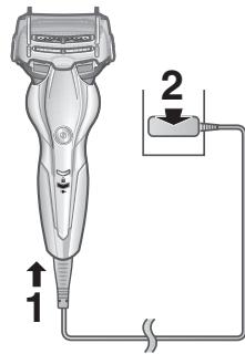 PANASONIC ESST3N - Chargement du rasoir - 1