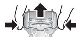 PANASONIC ESST3N - De draaghouser verwijderen - 1