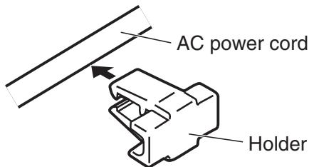 SANYO TLS-1960P - Power Cord Installation - 1