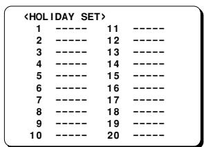 SANYO TLS-1960P - Setting the Holidays - 1