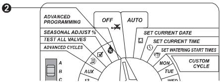 RAIN BIRD ESP MODULAR - Set Controller to AUTO - 2
