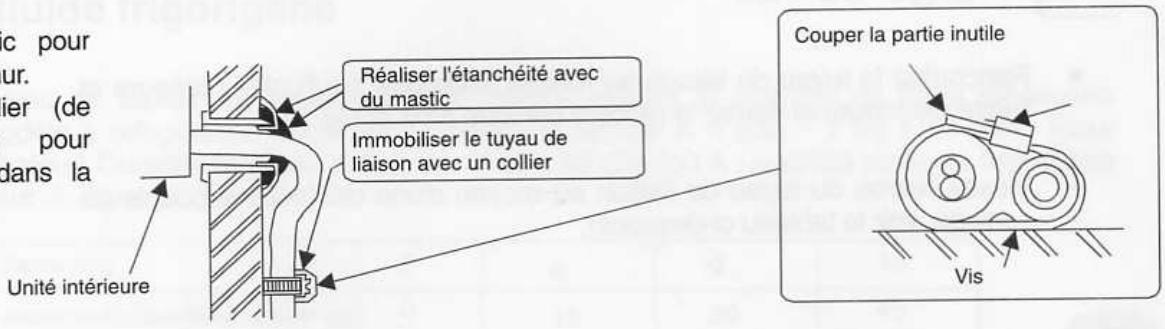 FIRSTLINE FCS12000 - Obturation du TROU dans le MUR et fixation du TUYAU - 1