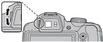 FUJI FINEPIX SL1000 - Commande d'ajustement dioptrique - 1