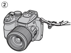 FUJI FINEPIX SL1000 - Fixation de la dragonne - 2