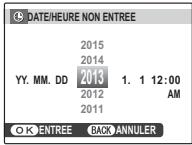 FUJI XP60 - L'horloge de l'appareil photo - 2