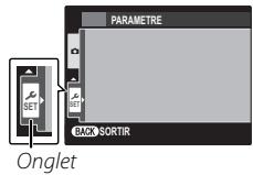 FUJI XP60 - Utilisation du menu configuration - 2