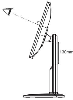 IIYAMA PROLITE E2282HS-GB1 - Ajustement de la hauteur et l'angle de VISION : ProLite B2280HS - 2
