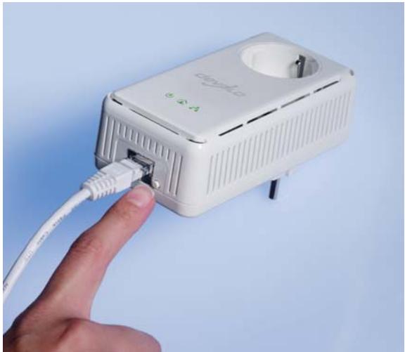 DEVOLO DLAN 200 AV - Crypter le réseau dLAN 200 AV par simple pression de bouton - 1