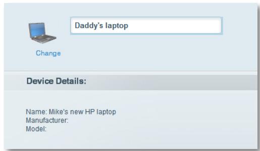 LINKSYS EA6700 - To change the device appearance: - 2