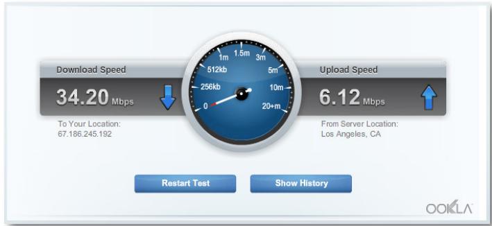 LINKSYS EA6700 - To test your Internet connection speed: - 2