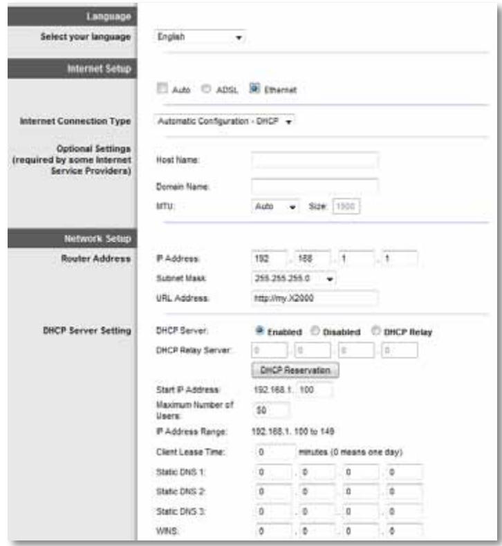 LINKSYS X1000 - Ethernet - 1
