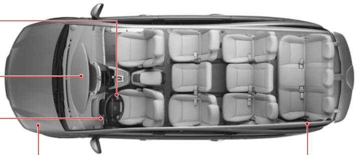 SSANGYONG RODIUS - Commutateur d'essuie-glace et de lave-glace arrête - 1