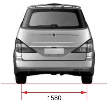 SSANGYONG RODIUS - DIMENSIONS - 4