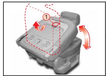 SSANGYONG RODIUS - Pour plier et déplier le dossier du siège - 1