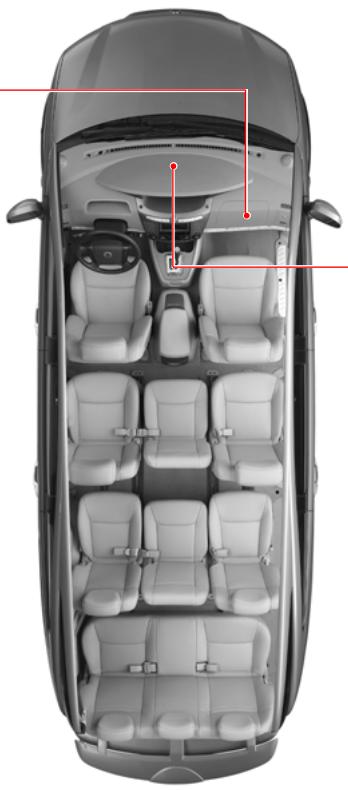 SSANGYONG RODIUS - Lampe de la boîte à gants - 2