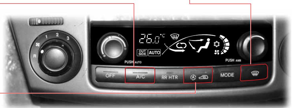 SSANGYONG RODIUS - Commutateur de dégivrage - 1