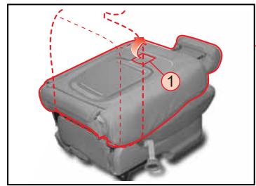 SSANGYONG RODIUS - Pour plier et déplier le dossier du siège - 1