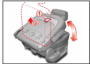 SSANGYONG RODIUS - Pour plier et déplier le dossier du siège - 1