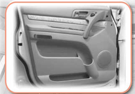 SSANGYONG RODIUS - Poche pour cartes de porte avant - 1