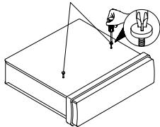 LENCO CS-171 - TAKE OUT SCREW BEFORE INSTALLATION - 1