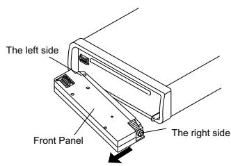 LENCO CS-171 - To Detach the Front Panel - 2