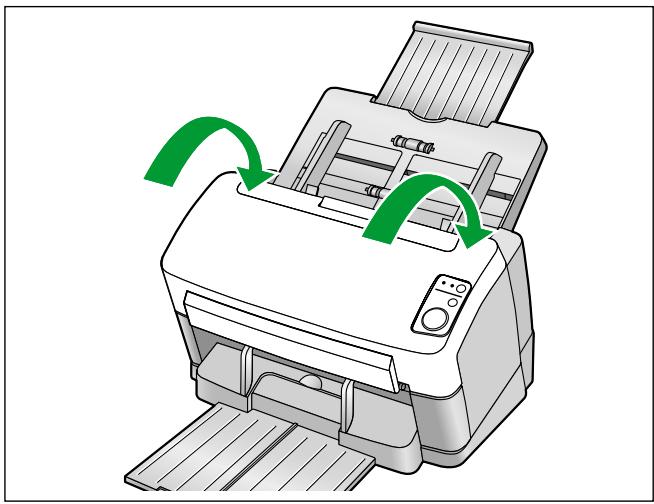 PANASONIC KV-S1065C - Retrait de papier bourré de la section d'alimentation - 4