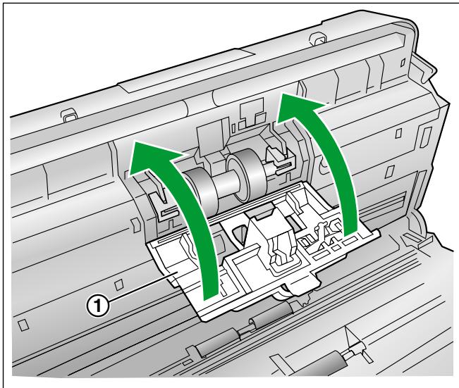 PANASONIC KV-S1065C - Remplacement des rouleaux - 5