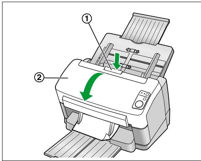 PANASONIC KV-S1065C - Retrait de papier bourré de la section d'alimentation - 1