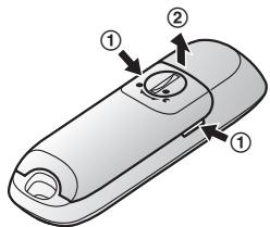 PANASONIC KX-HNK102EX2 - De batterijplaatsen - 3