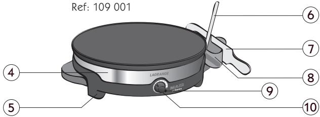 LAGRANGE MAXI CREPIERE 109 001 - MAXI crépes® - 1