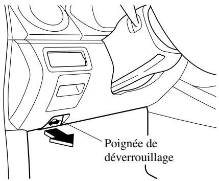 MAZDA CX-7 2012 - Ouvrir le capot - 1