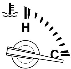 MAZDA CX-7 2012 - Jauge de température du liquide de refroidissement du moteur - 1