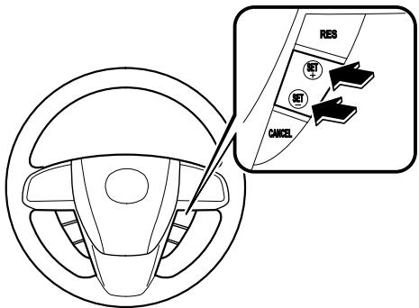 MAZDA CX-7 2012 - Pour augmenter la vitesse en utilisant la pédale d'accéléateur - 1