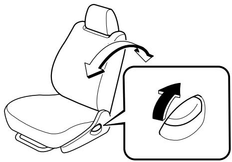 MAZDA CX-7 2012 - Ne pas conduire avec le dossier de siege déverrouillé: - 1