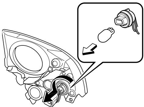 MAZDA CX-7 2012 - Clignotants avant/Feux de stationnement - 3