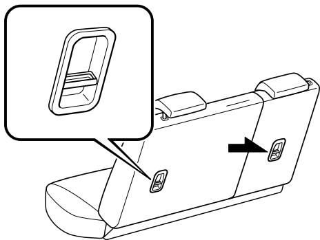 MAZDA CX-7 2012 - Emplacement du support d'ancrage - 1
