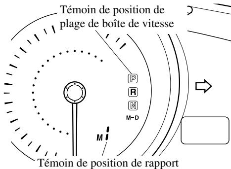 MAZDA CX-7 2012 - Témoin de position de rapport - 1