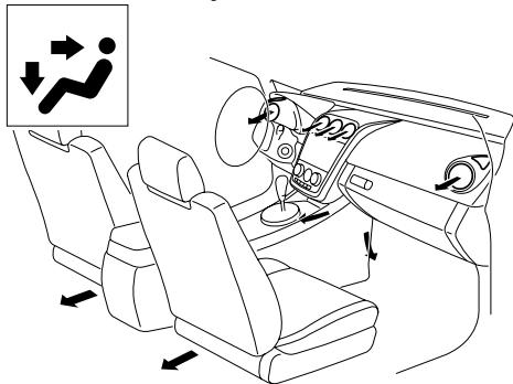 MAZDA CX-7 2012 - Sélection du mode de circulation d'air - 2