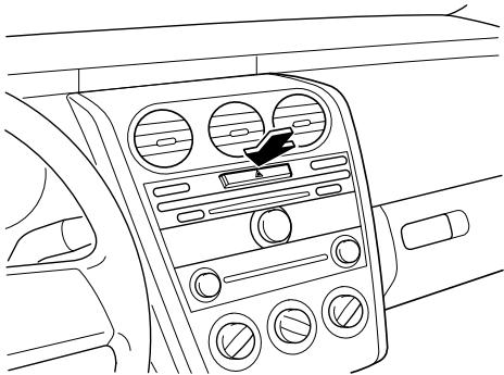 MAZDA CX-7 2012 - Feux de détresse - 1