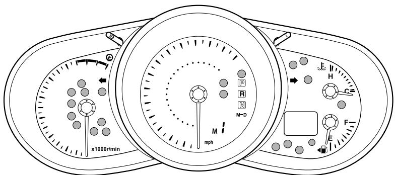 MAZDA CX-7 2012 - Voyants/témoins - 2