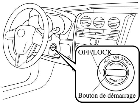 MAZDA CX-7 2012 - Positions du contacteur d'allumage - 1