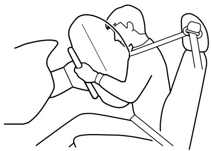 MAZDA CX-7 2012 - Coussin d'air du conducteur - 1