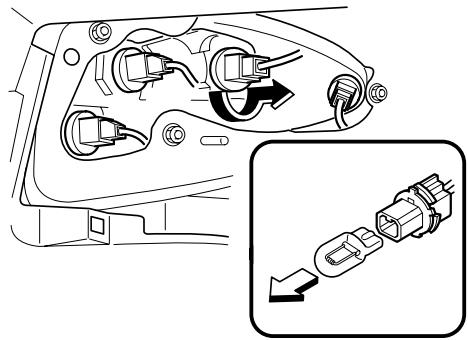 MAZDA CX-7 2012 - Feux de freinage/Feux arrêté,   clignotants arrêté, deux de recul, deux   de position arrêté - 3