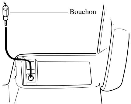 MAZDA CX-7 2012 - Connexion de la prise auxiliaire - 1
